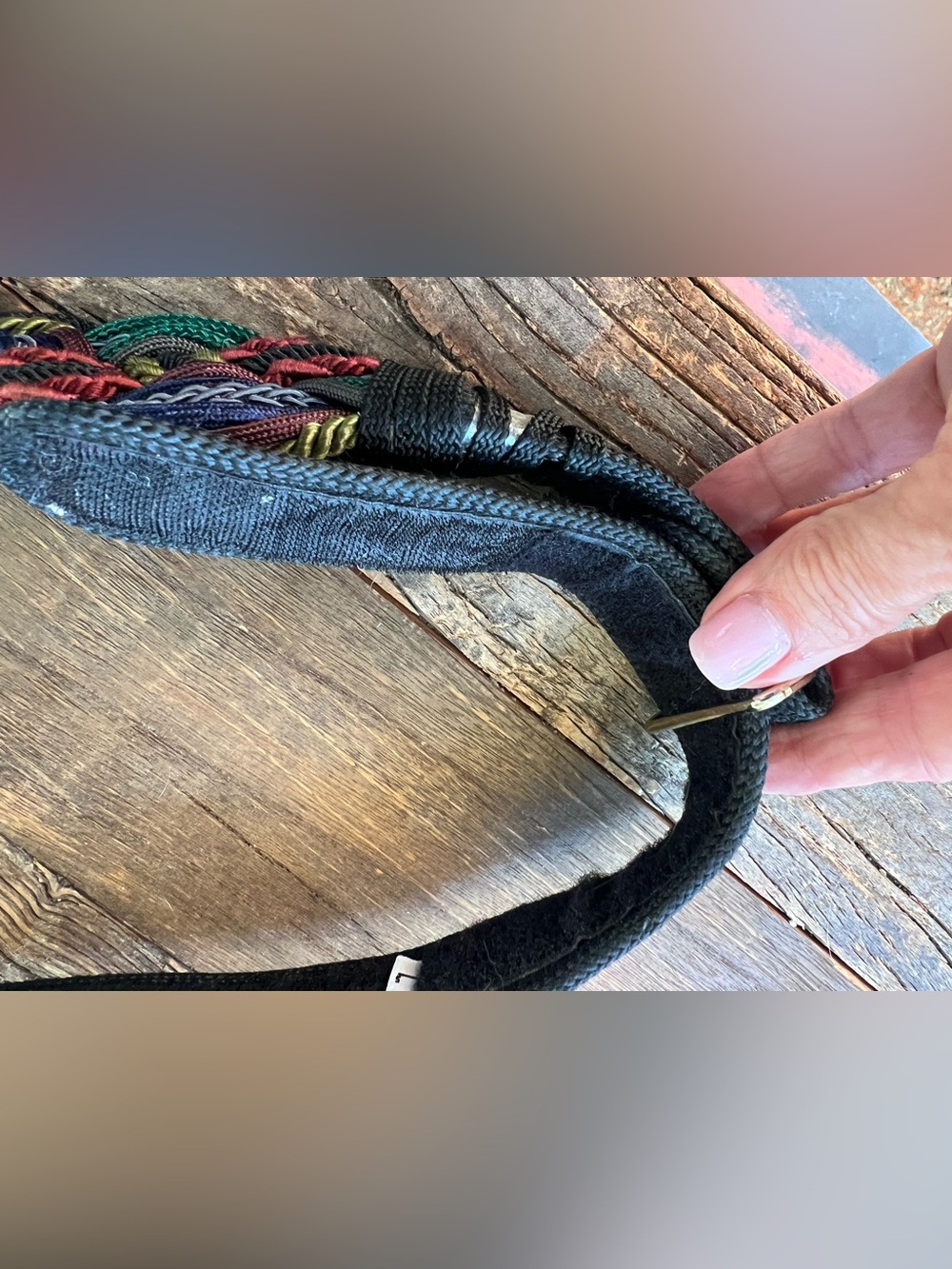 Braided Multicolor Belt - - Picture 8 of 9